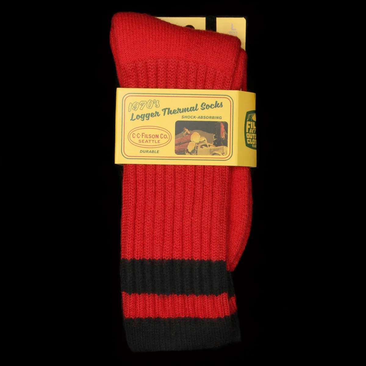 1970's Logger Thermal Sock