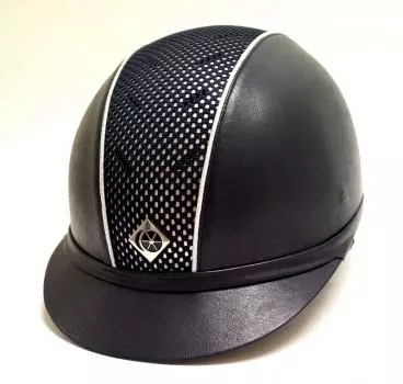 Charles Owen AYR8 Plus With Piping Riding Hat - Adults Sizes 56-64cm Special Order Item