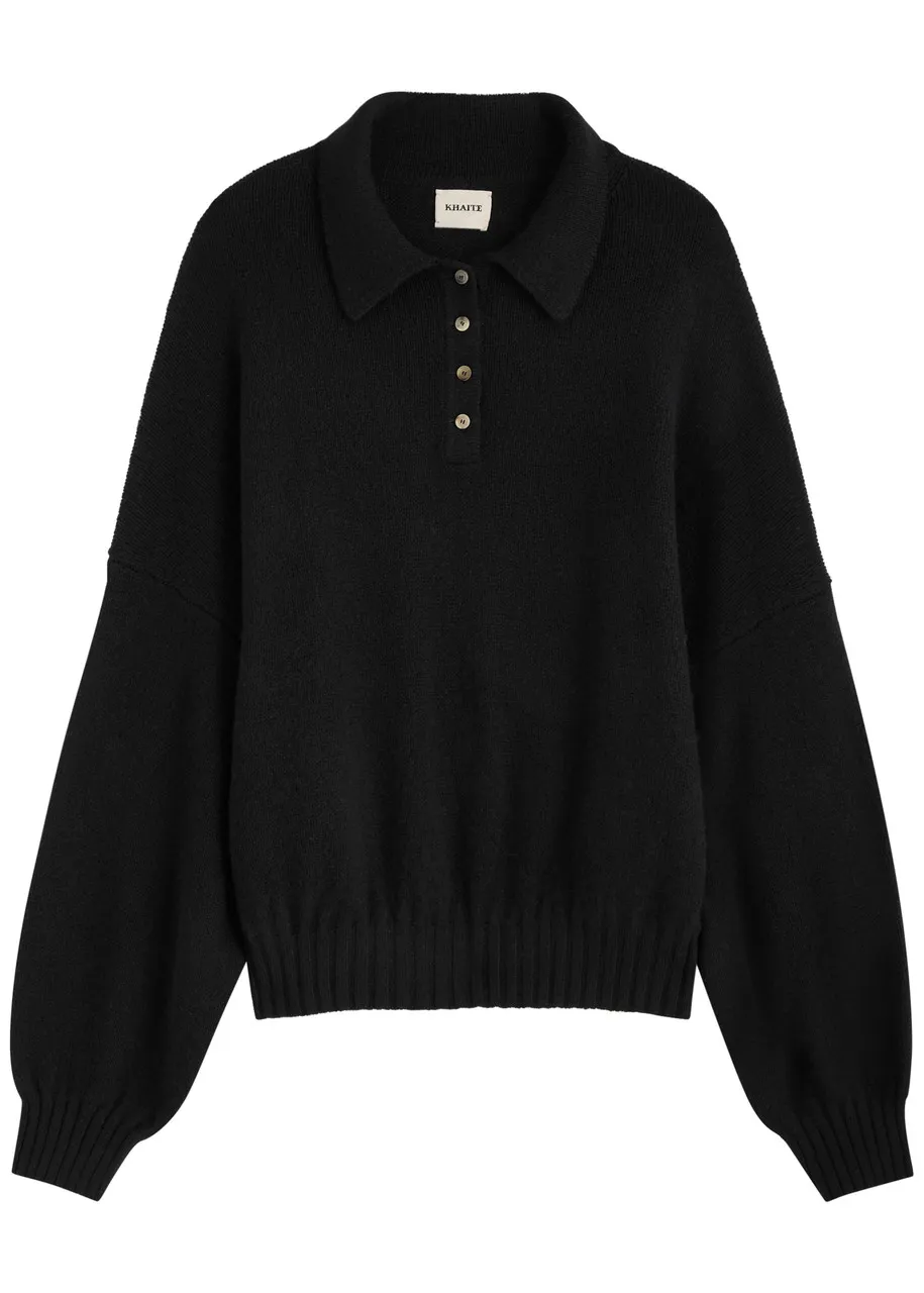 KHAITE Rene stretch-cashmere jumper  -                         -                     -                