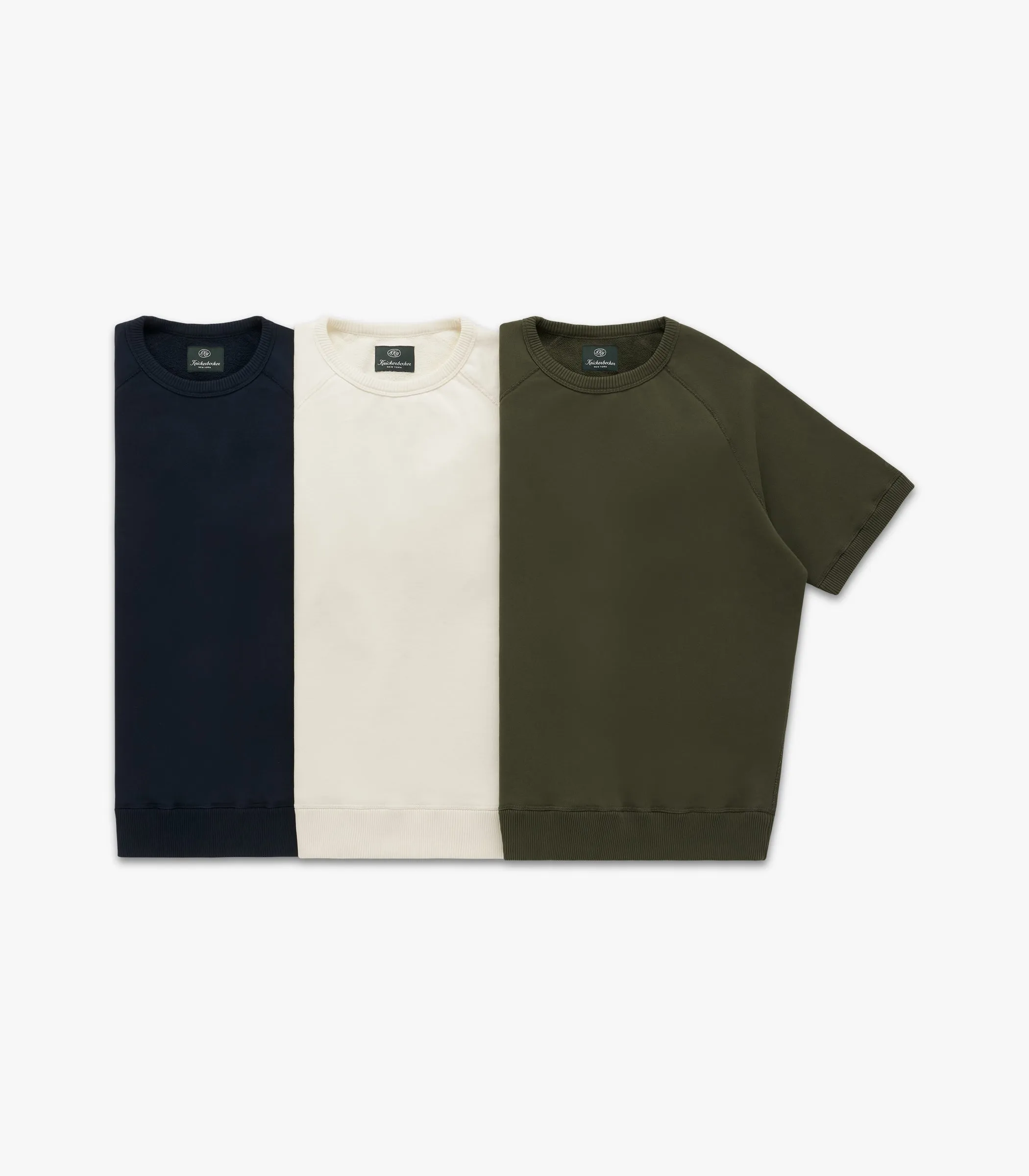 Knickerbocker Raglan Runner Crew - Moss