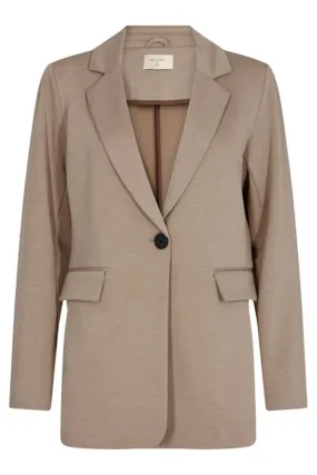 Nanni Ja Fashion Struc | Desert Taupe Melange | Jakke fra Freequent