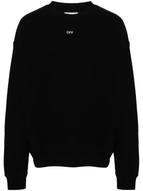 OFF PRINTED CREWNECK SWEATSHIRT