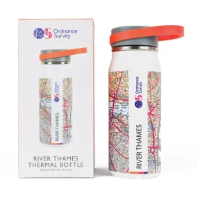 Ordnance Survey River Thames Thermal Bottle | Millets