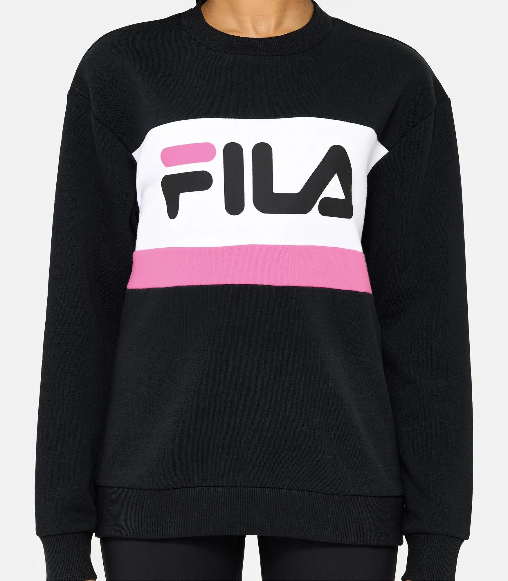 popular  Audrina Spliced Crew Jumper - Fila