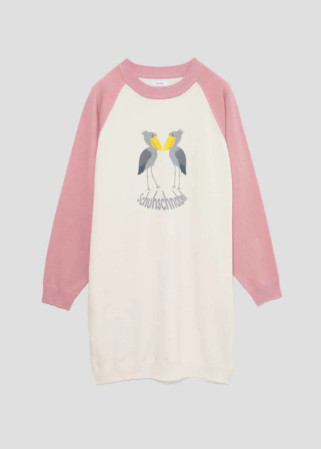 Raglan Sleeve Knit One-Piece (Hashibiroko)