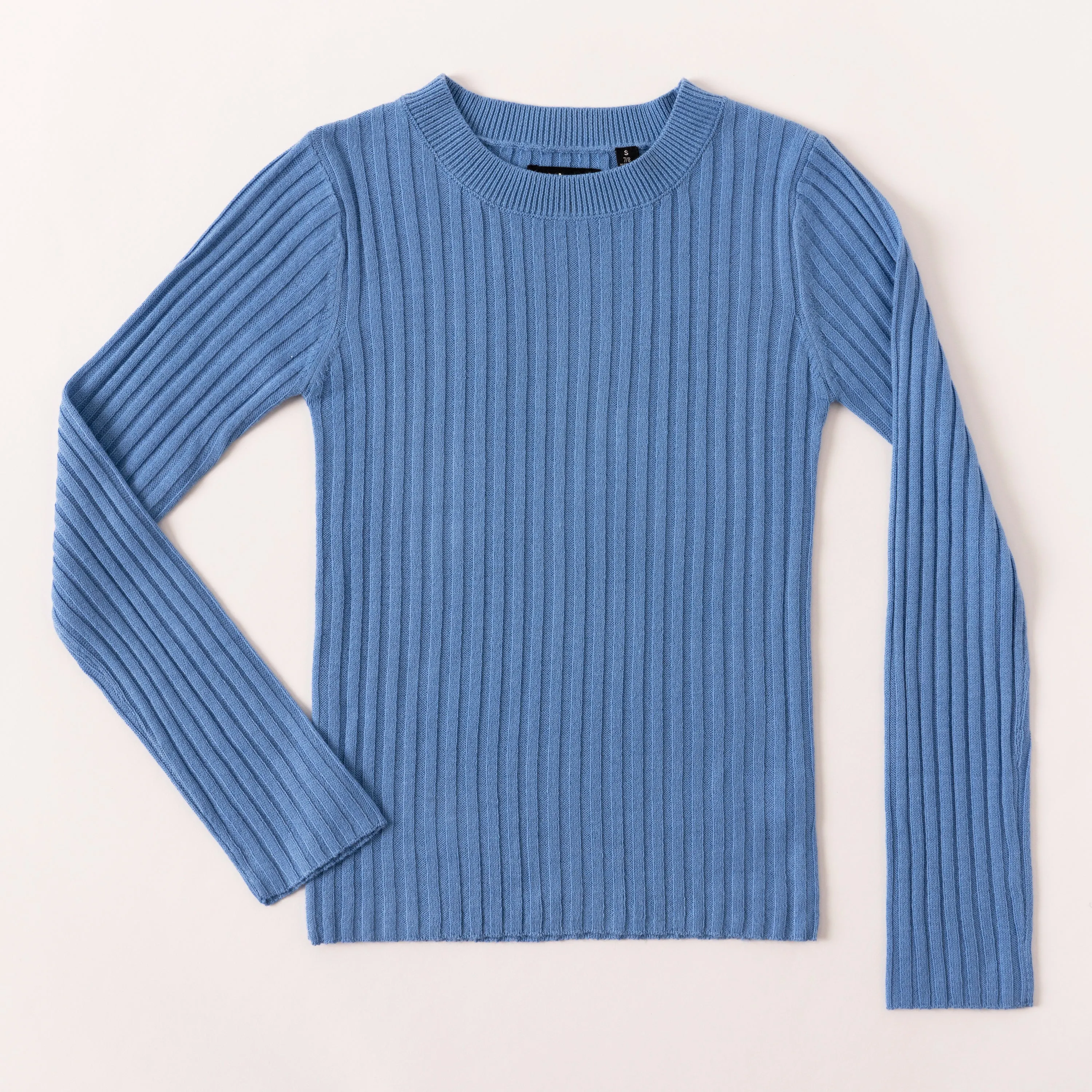 Ribbed Crewneck