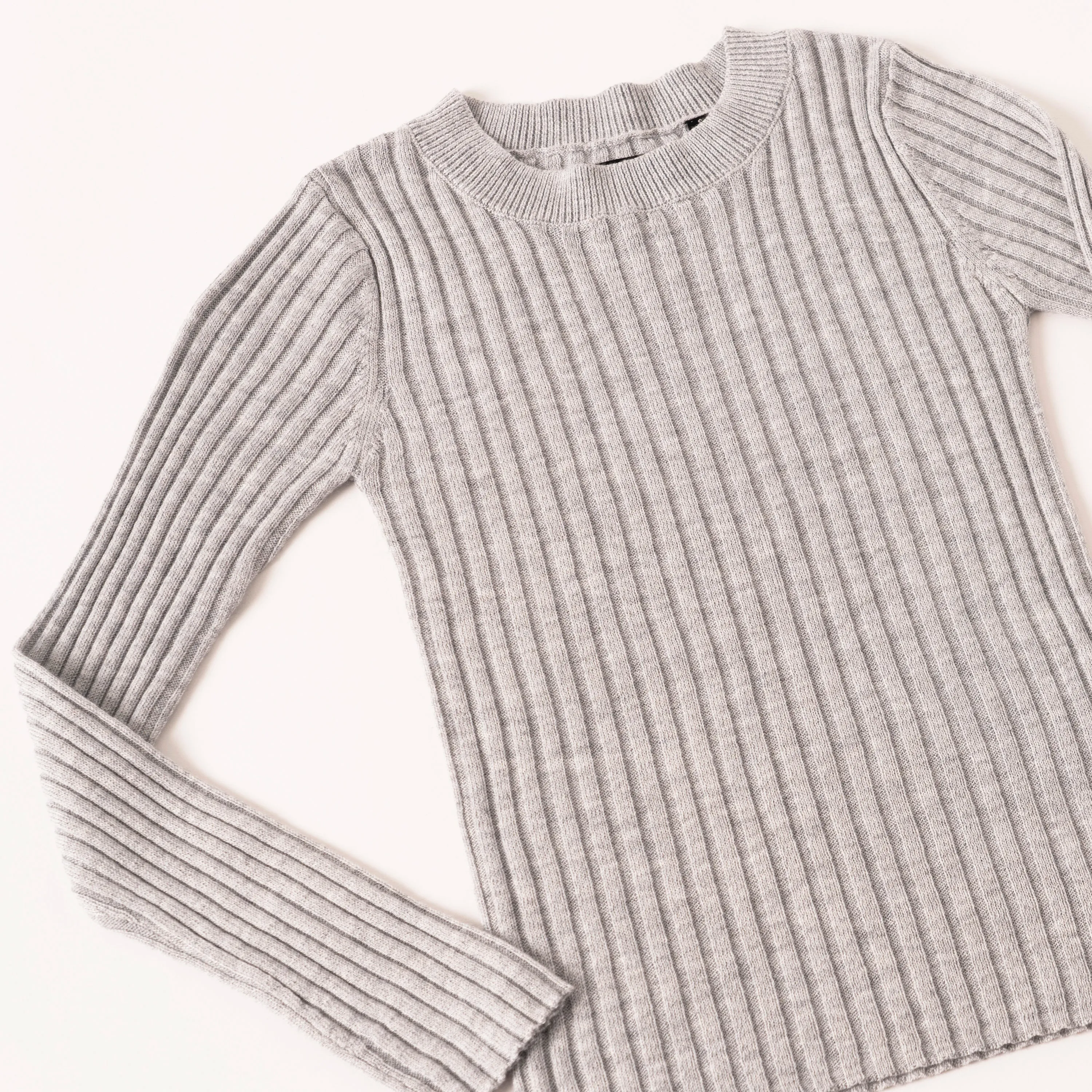 Ribbed Crewneck