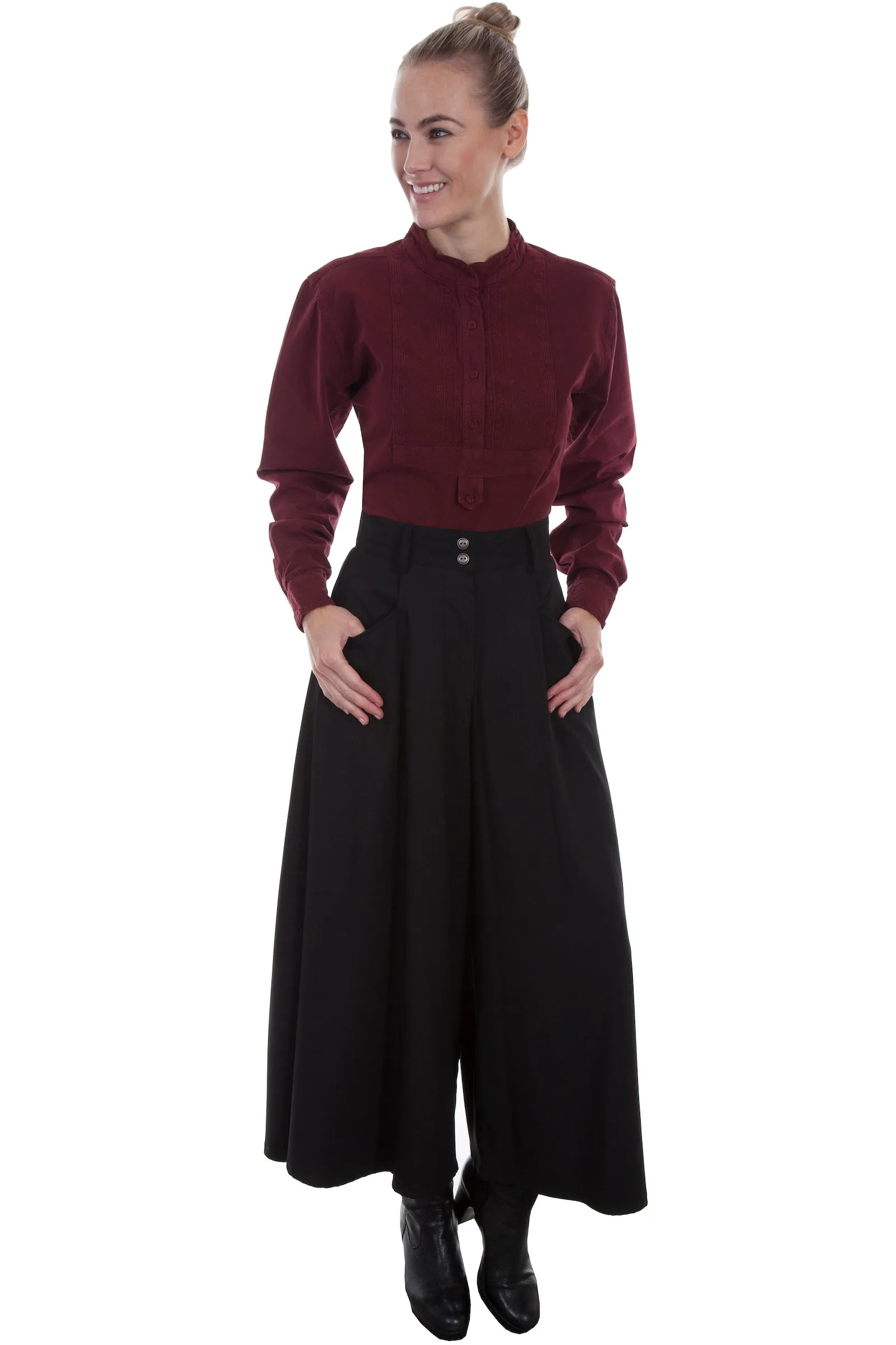 Scully Women's Rangewear Zip Front Split Riding Skirt