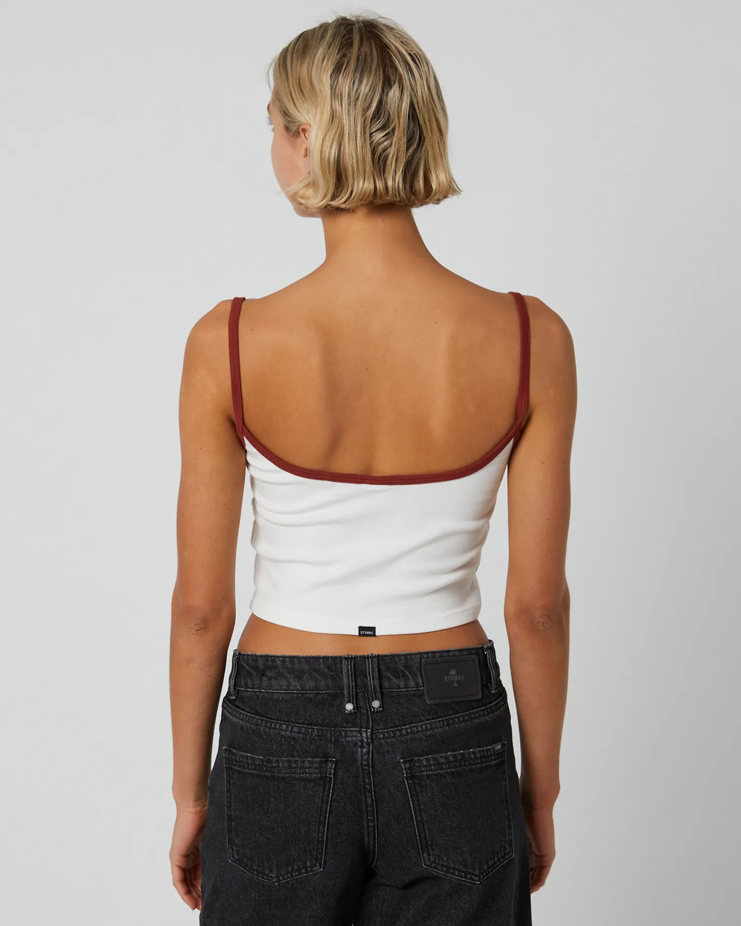 Thrills Riding In Paradise Bound Tank - Dirty White | SurfStitch